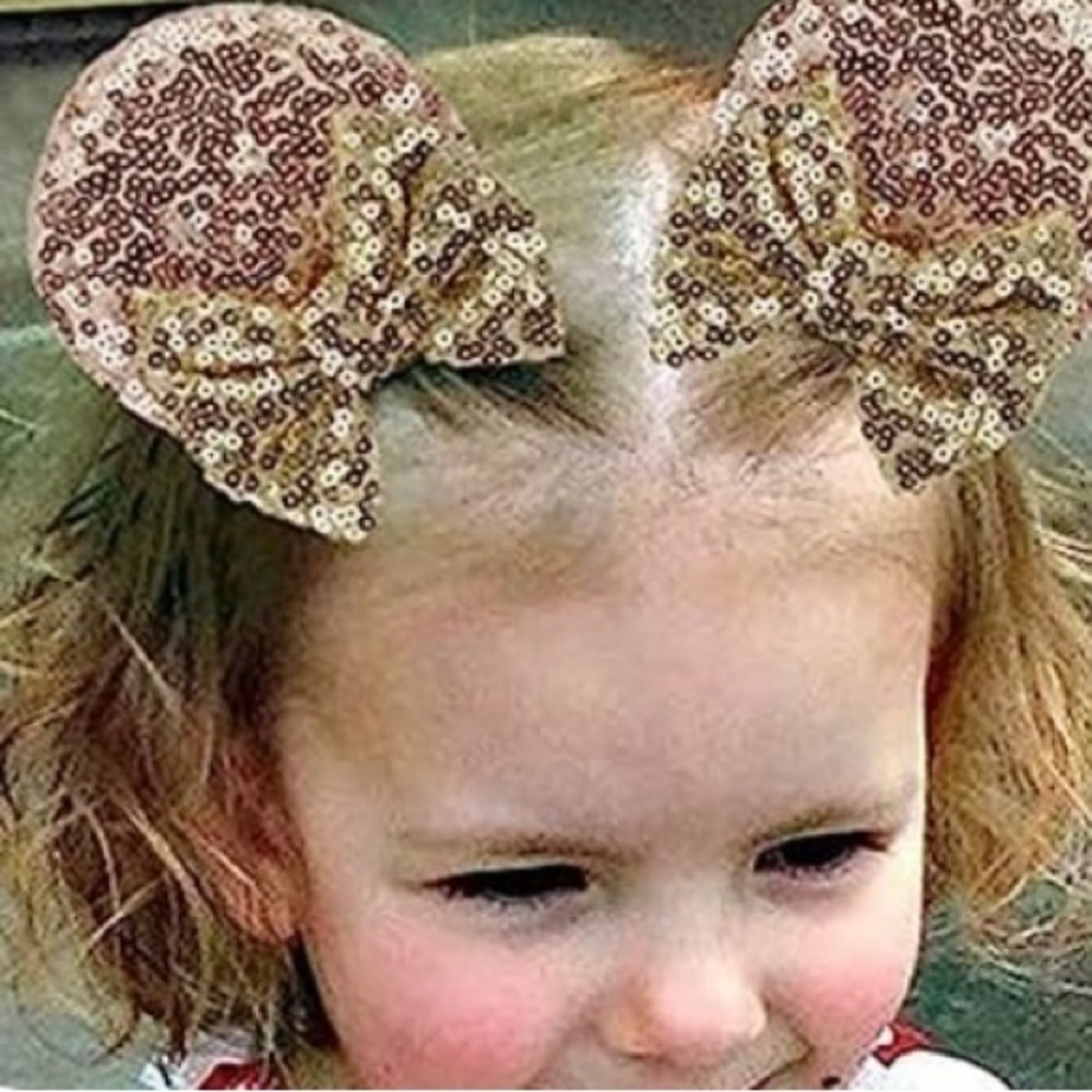 NEW Boutique Disney Minnie Mouse Ears Hair clip Barrettes